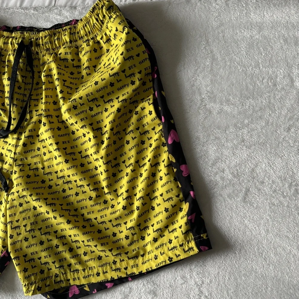 Clara8a Yellow Swim Shorts